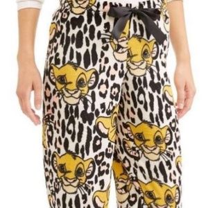 NWT Lion King Simba Women's Soft Fleece Pajama 3x